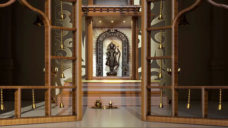 Temple interior